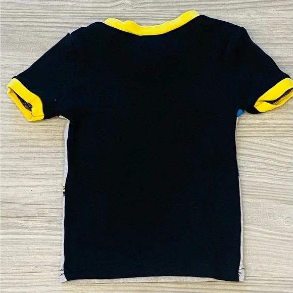 Batman Yellow and Gray Logo Tee - Picture 2 of 3